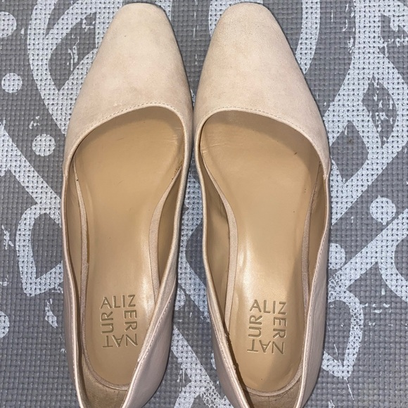 Naturalizer Shoes - Naturalizer Cream Pointed Toe Flats